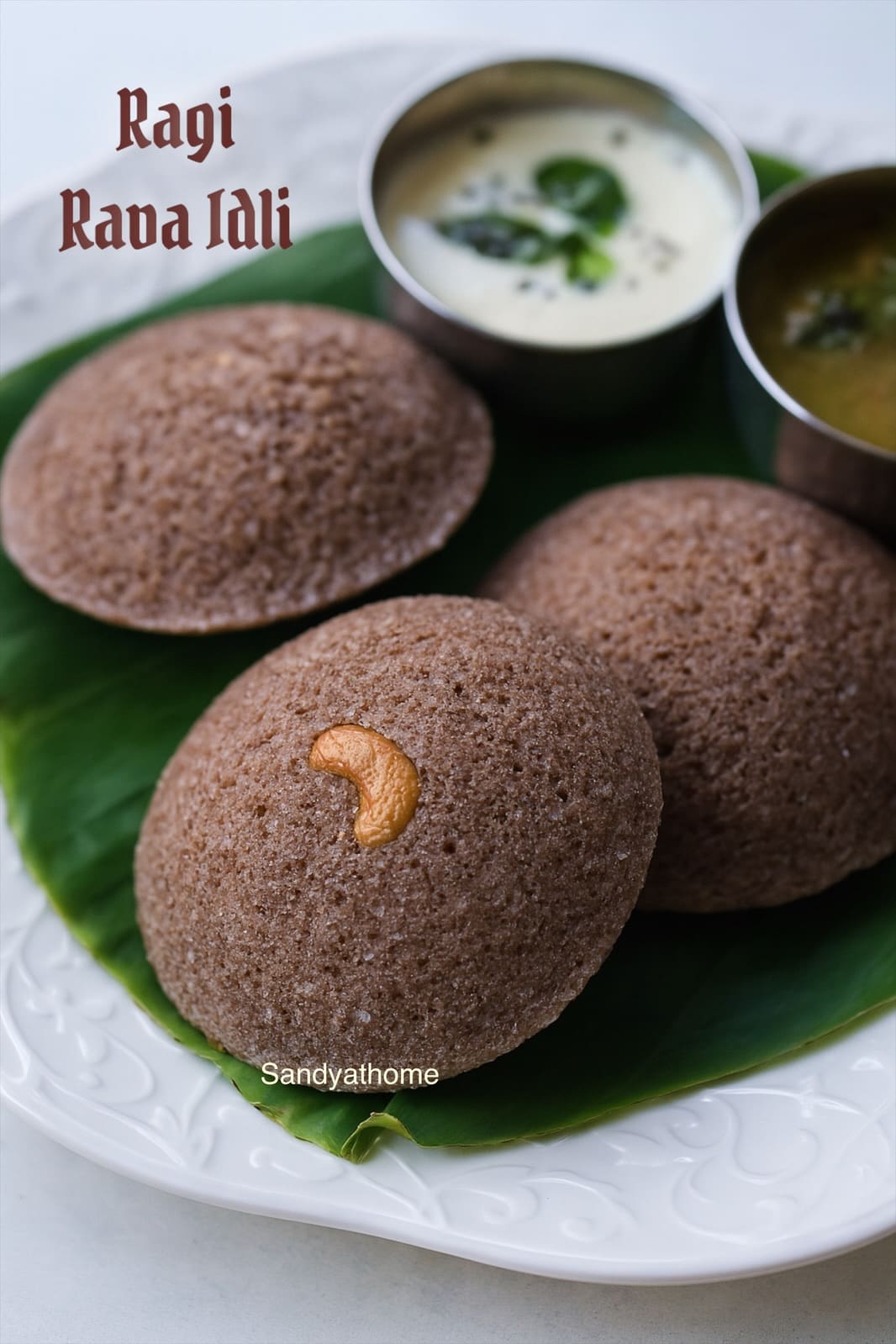 Instant ragi idlis made without fermentation, using rava, ragi flour, curd, and eno – a quick and nutritious millet idli recipe.