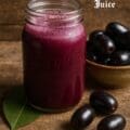 Traditional summer drink made with jamun, also known as nagapazham or neredu pandu