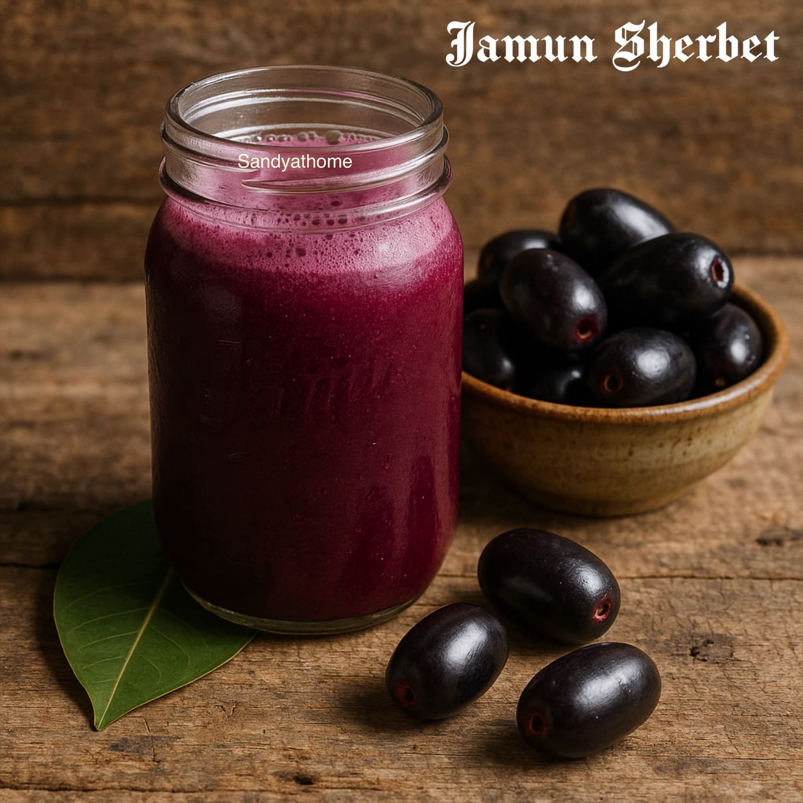 How to Make Jamun Sherbet, Traditional Nagapazham Summer Cooler