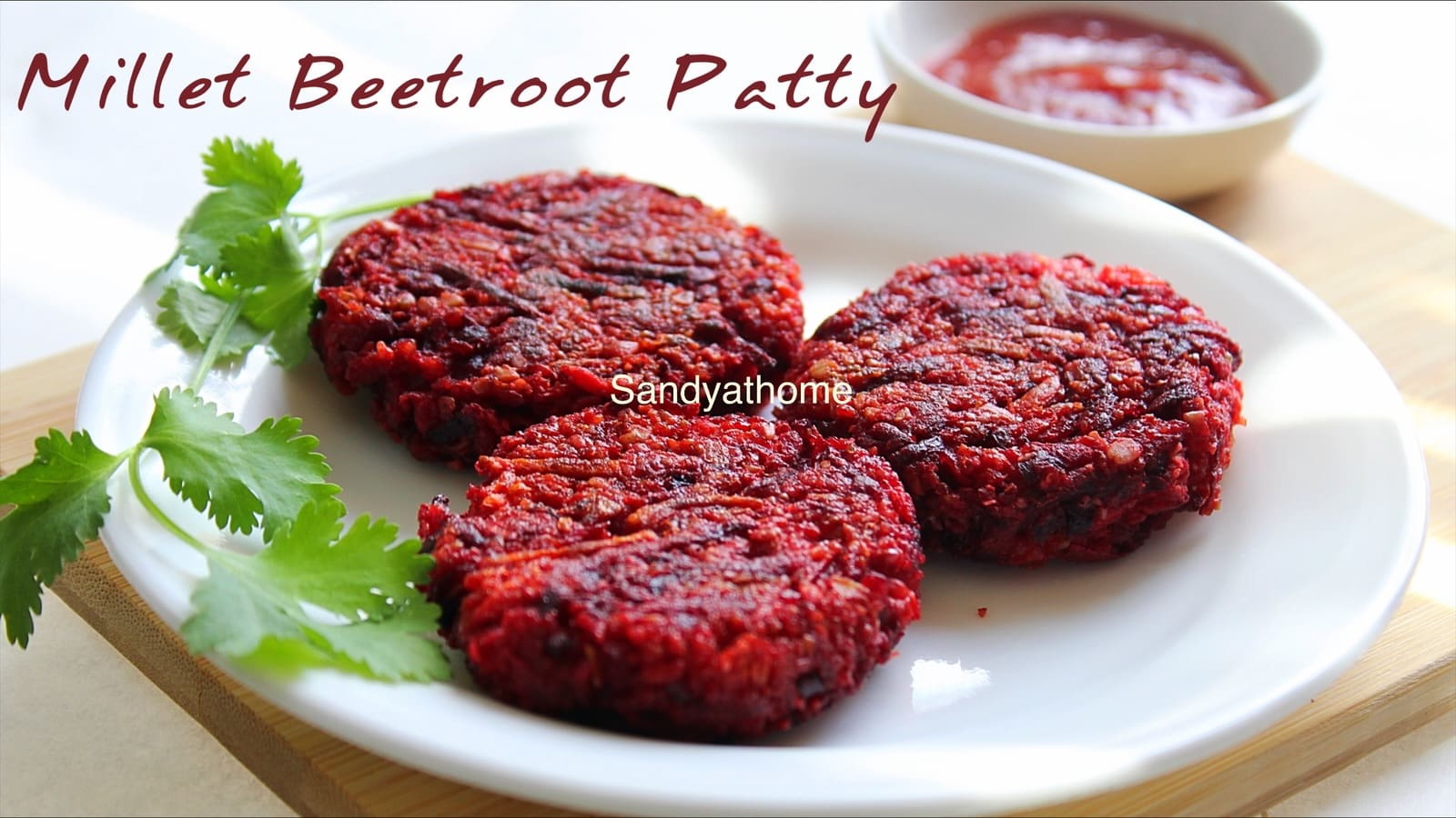 Golden brown millet beetroot tikkis frying on a tawa – healthy Indian evening snack without breadcrumbs or dairy