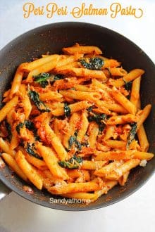 Peri Peri Salmon Pasta, How to make Peri Peri Pasta