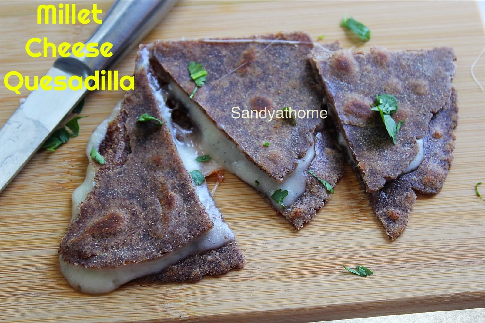 Ragi, jowar, and wheat flour quesadilla recipe without maida – crispy and cheesy Indian-style comfort food