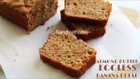 Eggless Banana Bread, How to make Almond Butter Banana Bread