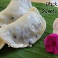 Vinayagar Chaturthi sweet karuppu ulundhu kozhukattai – steamed modakam with black urad dal, coconut, and jaggery