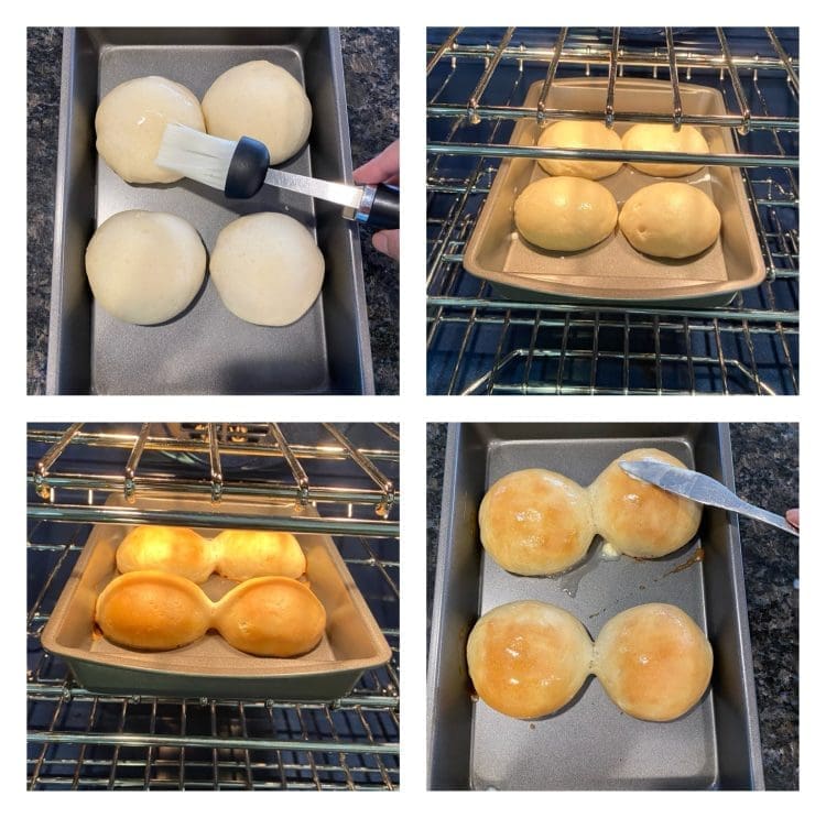 Indian bakery style cream buns