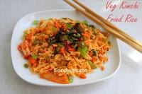 Veg Kimchi Fried Rice, How to make Kimchi Fried Rice