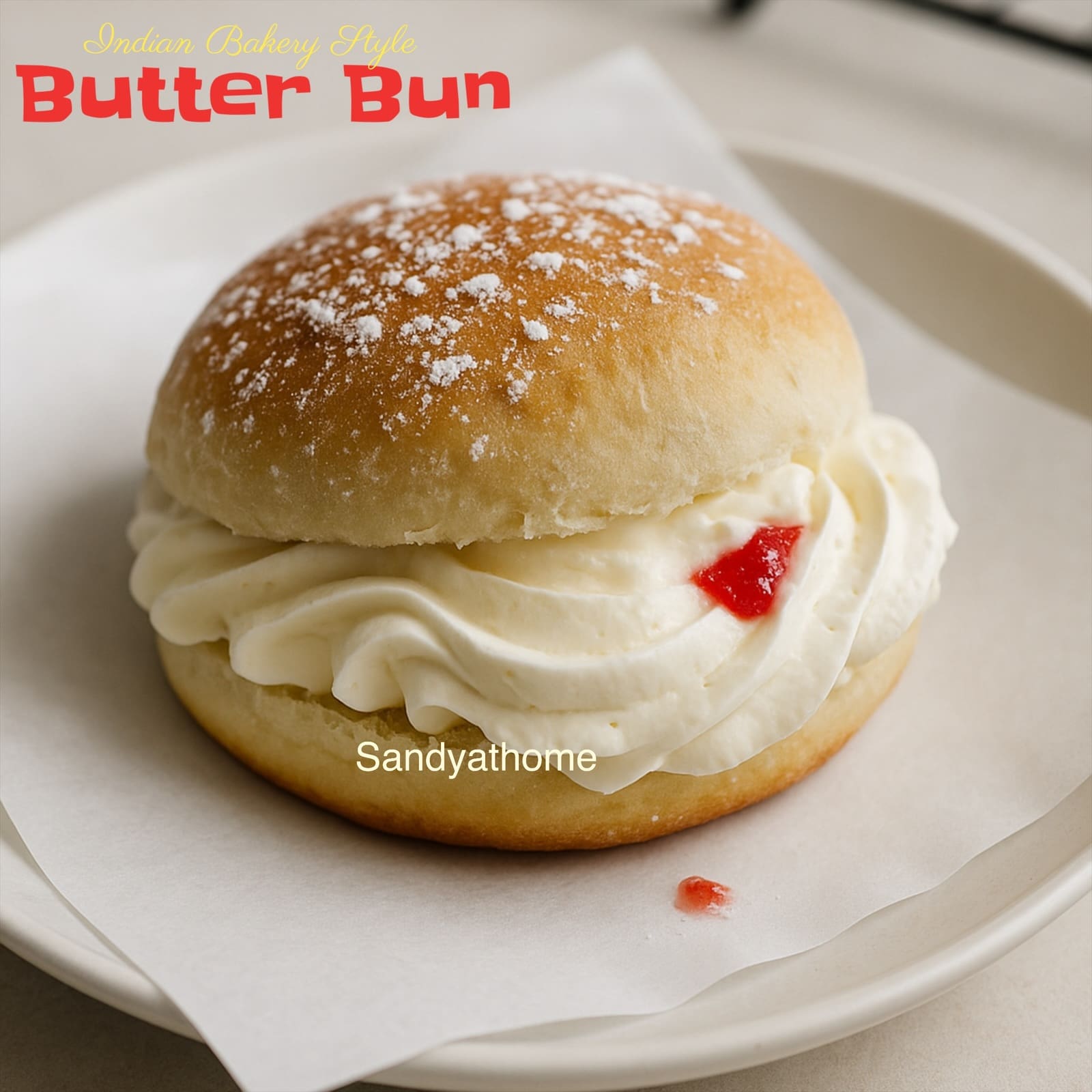 Indian Bakery-Style Cream Buns, How to make Bakery-Style Buns