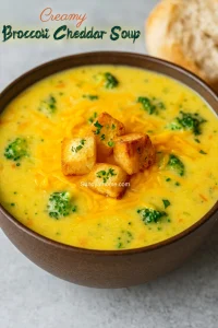 Broccoli Cheddar Soup, How to make Creamy Broccoli Cheddar Soup