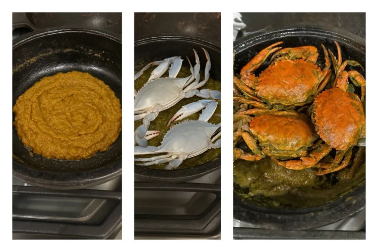 chettinad crab roast